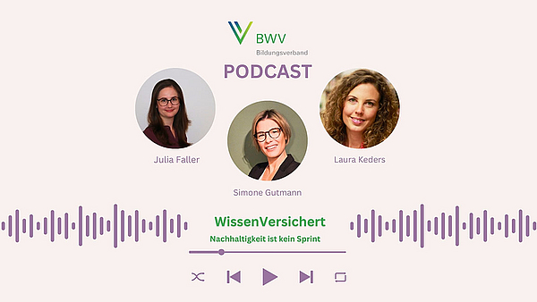 WissenVersichert – Der Podcast für Bildung in der Versicherungsbranche, Folge 7: „Nachhaltigkeit ist kein Sprint“