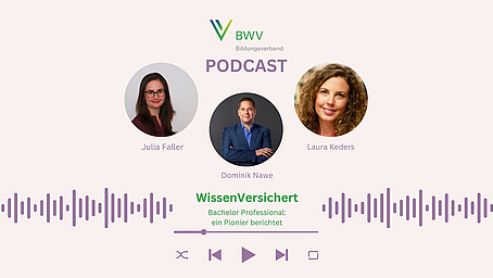 WissenVersichert – Der Podcast für Bildung in der Versicherungsbranche Folge 4: „Bachelor Professional: ein Pionier berichtet“ WissenVersichert – Der Podcast für Bildung in der Versicherungsbranche Folge 4: „Bachelor Professional: ein Pionier berichtet“